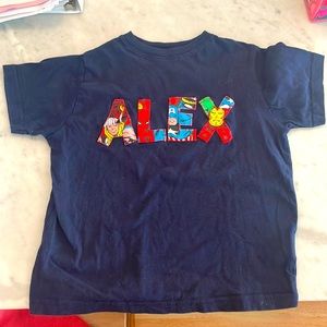 Personalized Alex Superhero t-shirt- size 3T